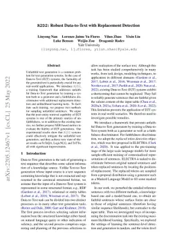 R2D2: Robust Data-to-Text with Replacement Detection