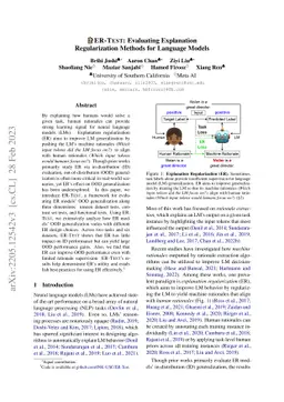 ER-Test: Evaluating Explanation Regularization Methods for Language
  Models
