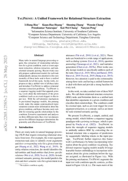 TAGPRIME: A Unified Framework for Relational Structure Extraction