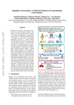 Empathic Conversations: A Multi-level Dataset of Contextualized
  Conversations