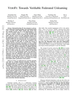 VeriFi: Towards Verifiable Federated Unlearning