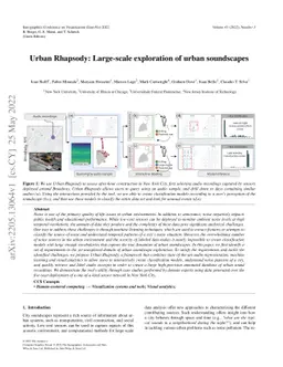 Urban Rhapsody: Large-scale exploration of urban soundscapes