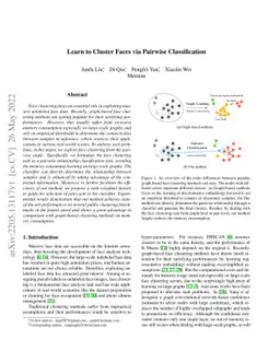 Learn to Cluster Faces via Pairwise Classification