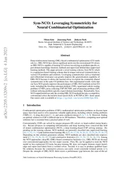 Sym-NCO: Leveraging Symmetricity for Neural Combinatorial Optimization