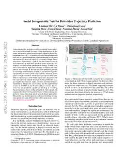 Social Interpretable Tree for Pedestrian Trajectory Prediction