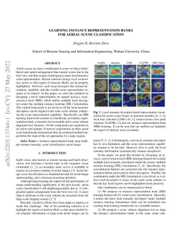 Learning Instance Representation Banks for Aerial Scene Classification