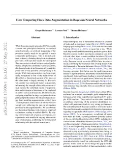 How Tempering Fixes Data Augmentation in Bayesian Neural Networks