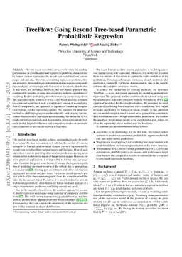TreeFlow: Going beyond Tree-based Gaussian Probabilistic Regression