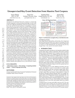 Unsupervised Key Event Detection from Massive Text Corpora
