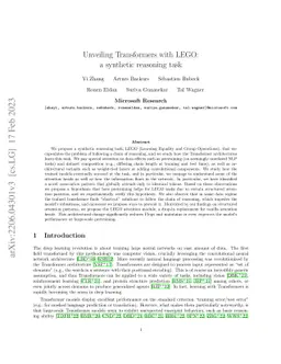Unveiling Transformers with LEGO: a synthetic reasoning task