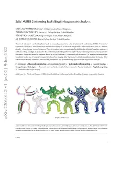 Solid NURBS Conforming Scaffolding for Isogeometric Analysis