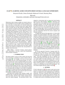 CLAP: Learning Audio Concepts From Natural Language Supervision