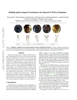 Building Spatio-temporal Transformers for Egocentric 3D Pose Estimation