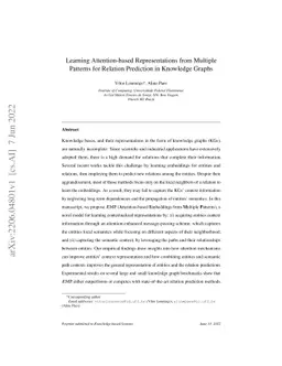 Learning Attention-based Representations from Multiple Patterns for
  Relation Prediction in Knowledge Graphs