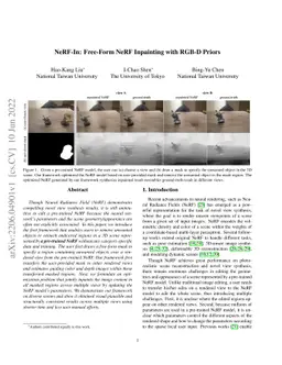 NeRF-In: Free-Form NeRF Inpainting with RGB-D Priors