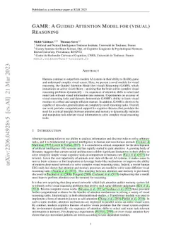 GAMR: A Guided Attention Model for (visual) Reasoning