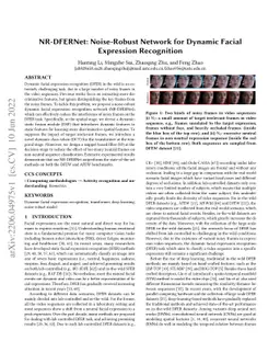 NR-DFERNet: Noise-Robust Network for Dynamic Facial Expression
  Recognition