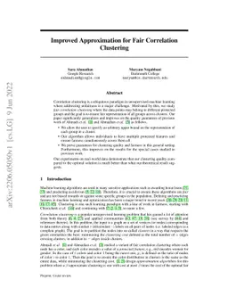 Improved Approximation for Fair Correlation Clustering