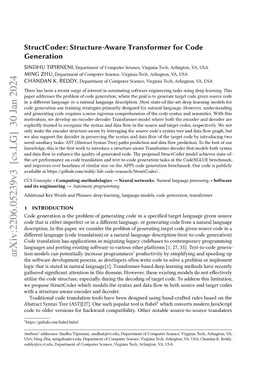 StructCoder: Structure-Aware Transformer for Code Generation