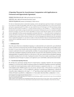 A Speedup Theorem for Asynchronous Computation with Applications to
  Consensus and Approximate Agreement