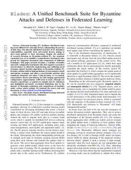 Blades: A Unified Benchmark Suite for Byzantine Attacks and Defenses in
  Federated Learning