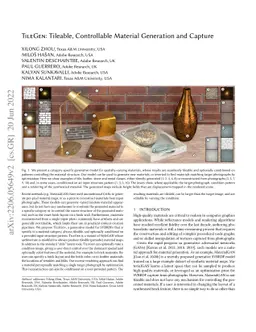 TileGen: Tileable, Controllable Material Generation and Capture