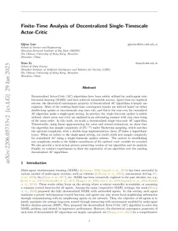 Finite-Time Analysis of Fully Decentralized Single-Timescale
  Actor-Critic