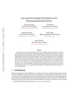 Lazy and Fast Greedy MAP Inference for Determinantal Point Process