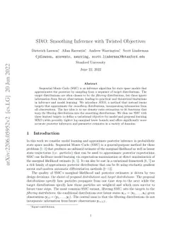 SIXO: Smoothing Inference with Twisted Objectives