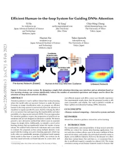 Efficient Human-in-the-loop System for Guiding DNNs Attention