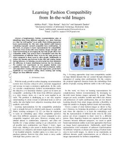 Learning Fashion Compatibility from In-the-wild Images