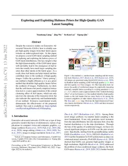 Exploring and Exploiting Hubness Priors for High-Quality GAN Latent
  Sampling