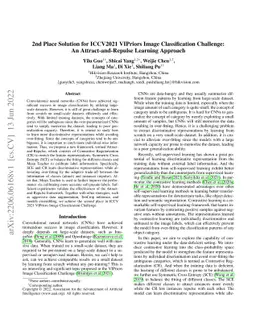 2nd Place Solution for ICCV 2021 VIPriors Image Classification
  Challenge: An Attract-and-Repulse Learning Approach