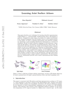 Learning Joint Surface Atlases