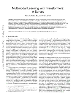 Multimodal Learning with Transformers: A Survey