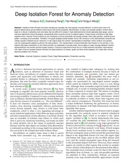 Deep Isolation Forest for Anomaly Detection
