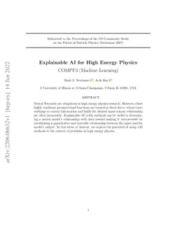 Explainable AI for High Energy Physics