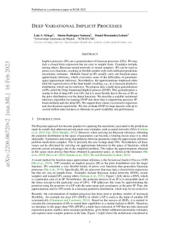 Deep Variational Implicit Processes