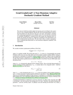 Grad-GradaGrad? A Non-Monotone Adaptive Stochastic Gradient Method