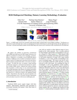 RGB-Multispectral Matching: Dataset, Learning Methodology, Evaluation