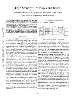 Edge Security: Challenges and Issues