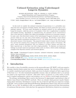 Unbiased Estimation using Underdamped Langevin Dynamics