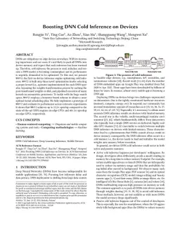 Boosting DNN Cold Inference on Edge Devices