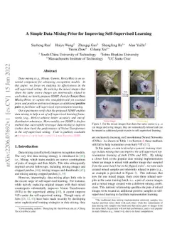 A Simple Data Mixing Prior for Improving Self-Supervised Learning