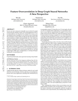 Feature Overcorrelation in Deep Graph Neural Networks: A New Perspective