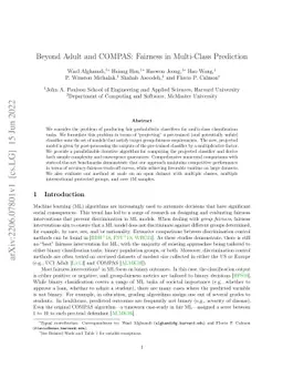 Beyond Adult and COMPAS: Fairness in Multi-Class Prediction