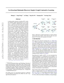 Let Invariant Rationale Discovery Inspire Graph Contrastive Learning