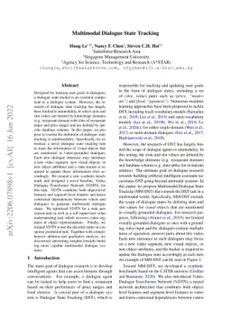 Multimodal Dialogue State Tracking