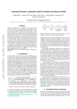 Automatic Prosody Annotation with Pre-Trained Text-Speech Model