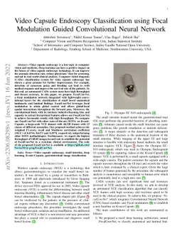 Video Capsule Endoscopy Classification using Focal Modulation Guided
  Convolutional Neural Network